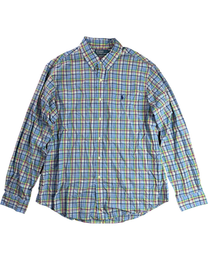 Ralph Lauren Plaid Long Sleeve Shirt - XL
