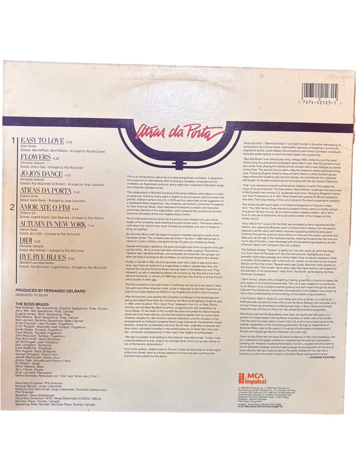 Rob McConnell & The Boss Brass Vinyl Record - Fair