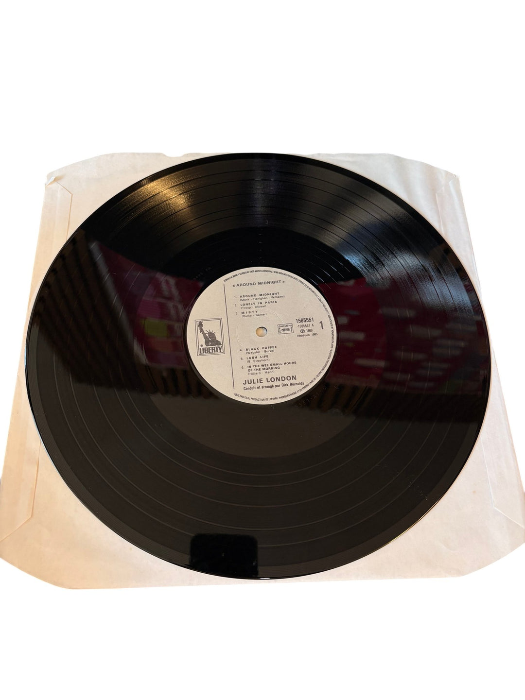 Julie London Around Midnight Vinyl Stereo - Good
