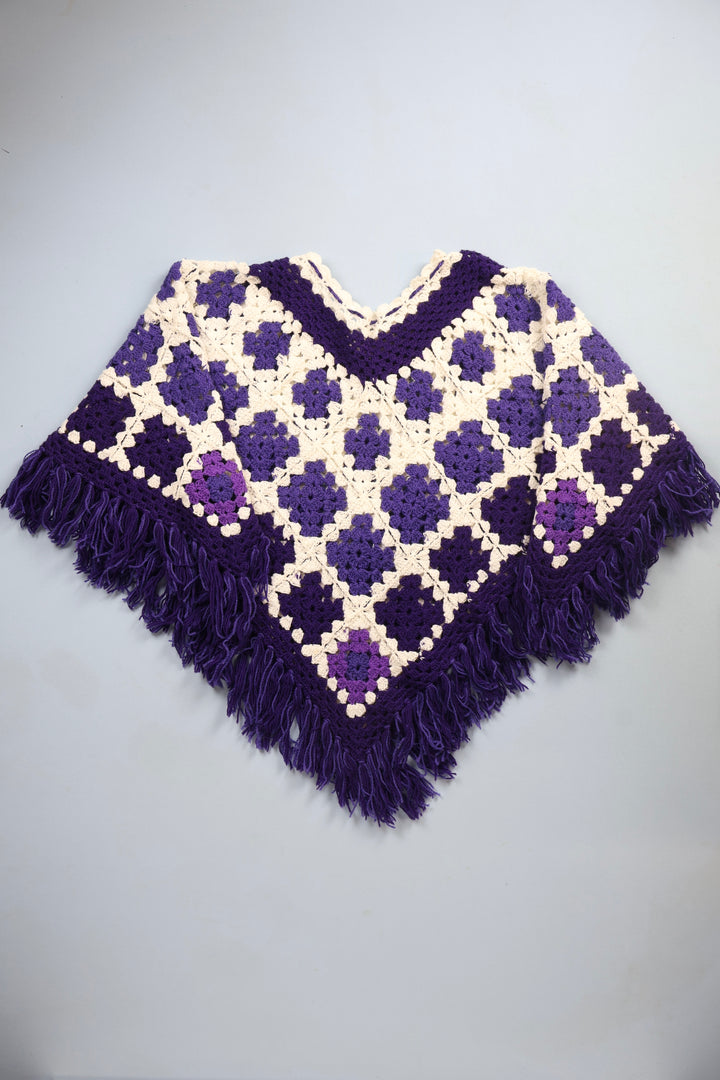1970s Crotchet Poncho