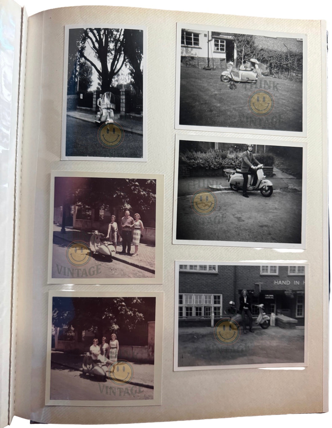 Collection of Vintage Scootering Photos & Cards