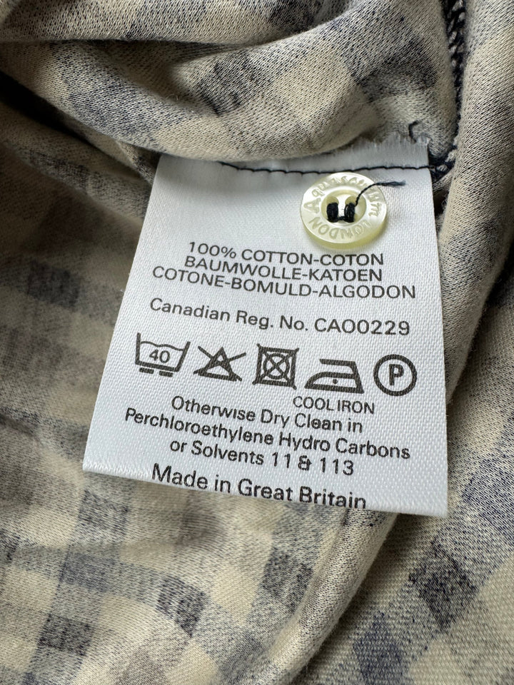 Checked Polo Shirt With Contrasting Collar - XL