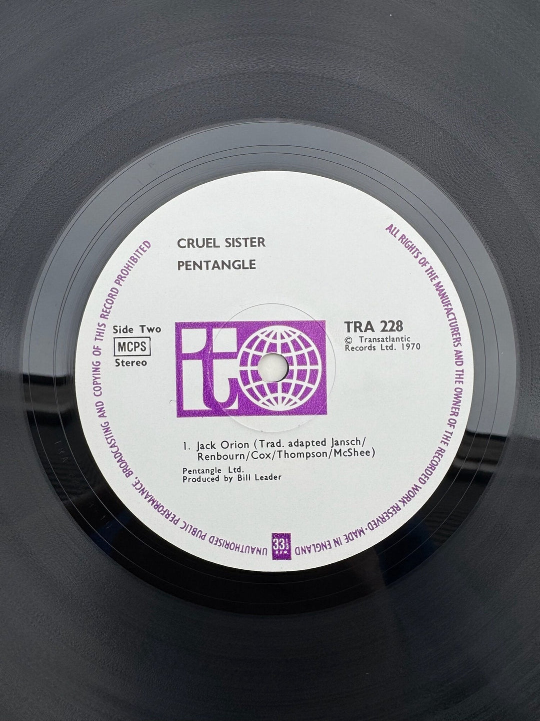 Pentangle Cruel Sister Vinyl Record - Very Good