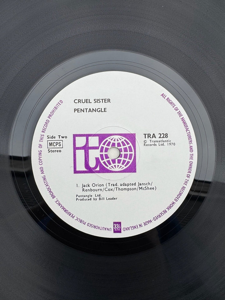 Pentangle Cruel Sister Vinyl Record - Very Good