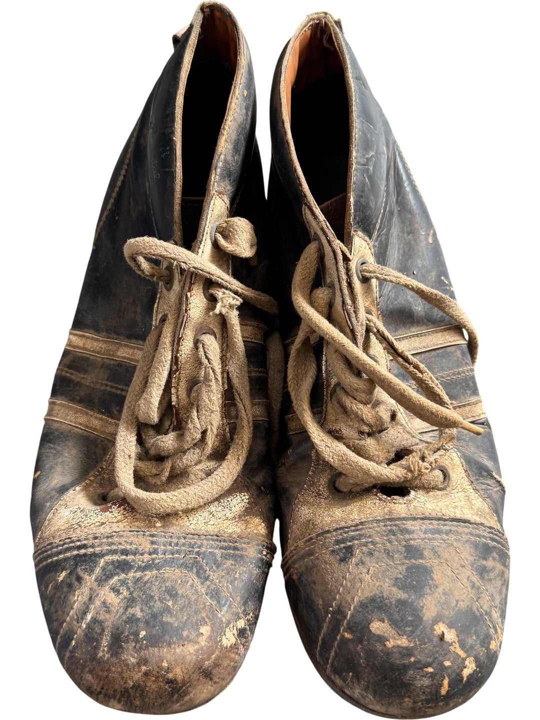 Vintage 1960's Leather Football Boots 'Stanley Continental  - 7