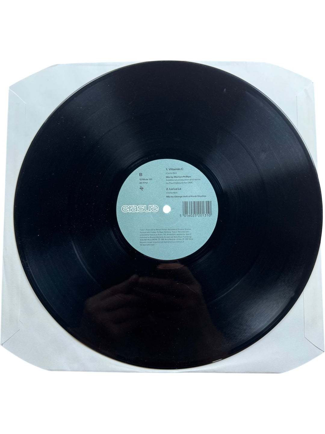 Erasure Love To Hate You Vinyl Record - Very Good