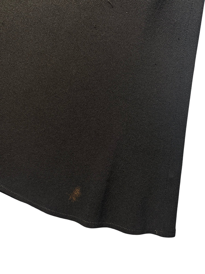 1970s Ozzie Clark Black Long Sleeve Dress *See Description* - S