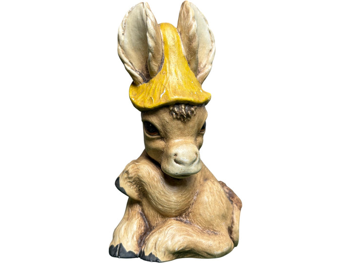 Hand Painted Tinker Ware Donkey Figurine Made In England - Think Vintage