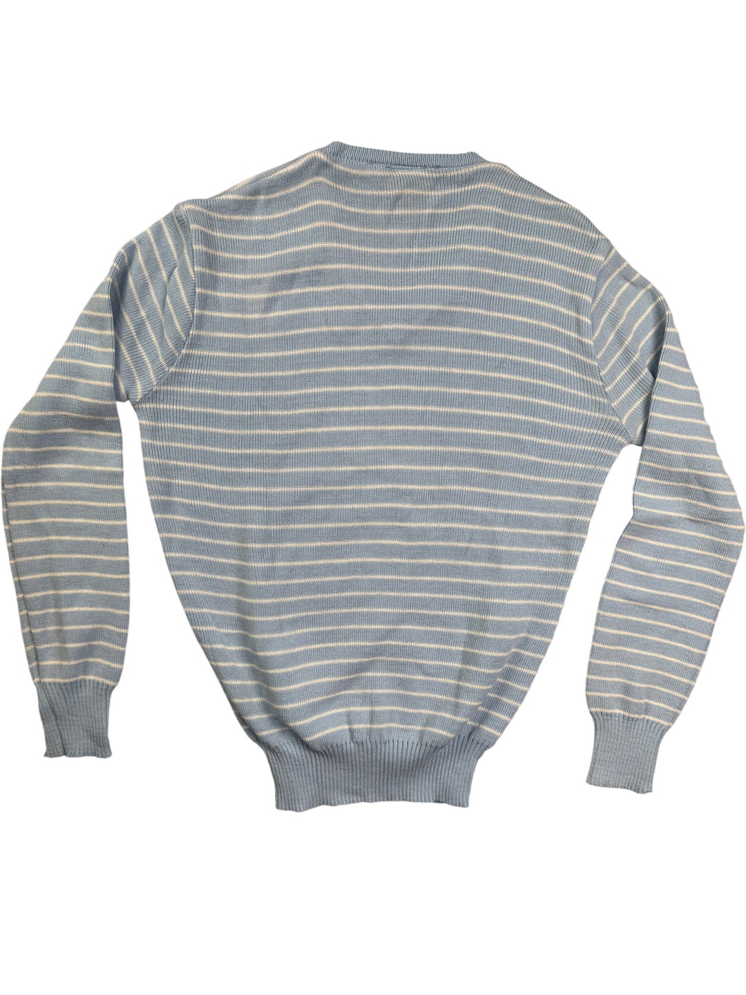 Daniel Striped V-Neck Sweater - M