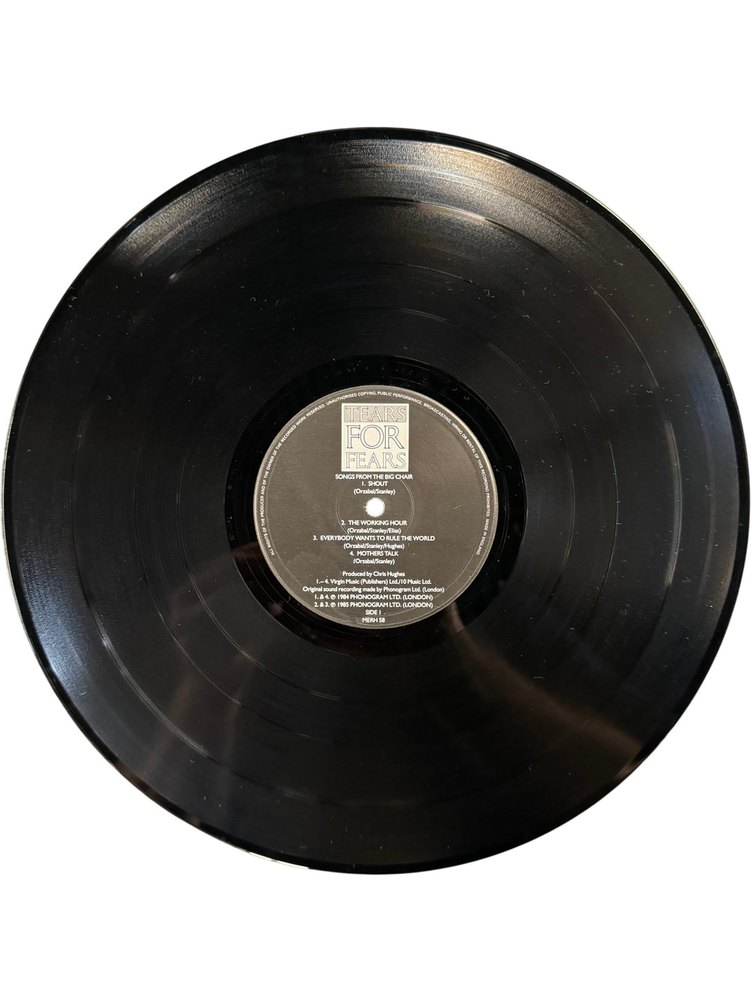 Tears For Fears Songs From The Big Chair Vinyl - Think Vintage