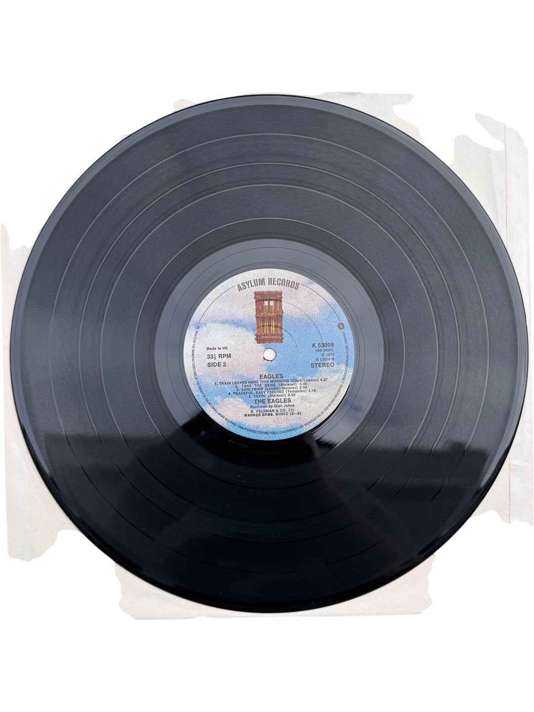 1972 Eagles Debut Album Vinyl- Very Good