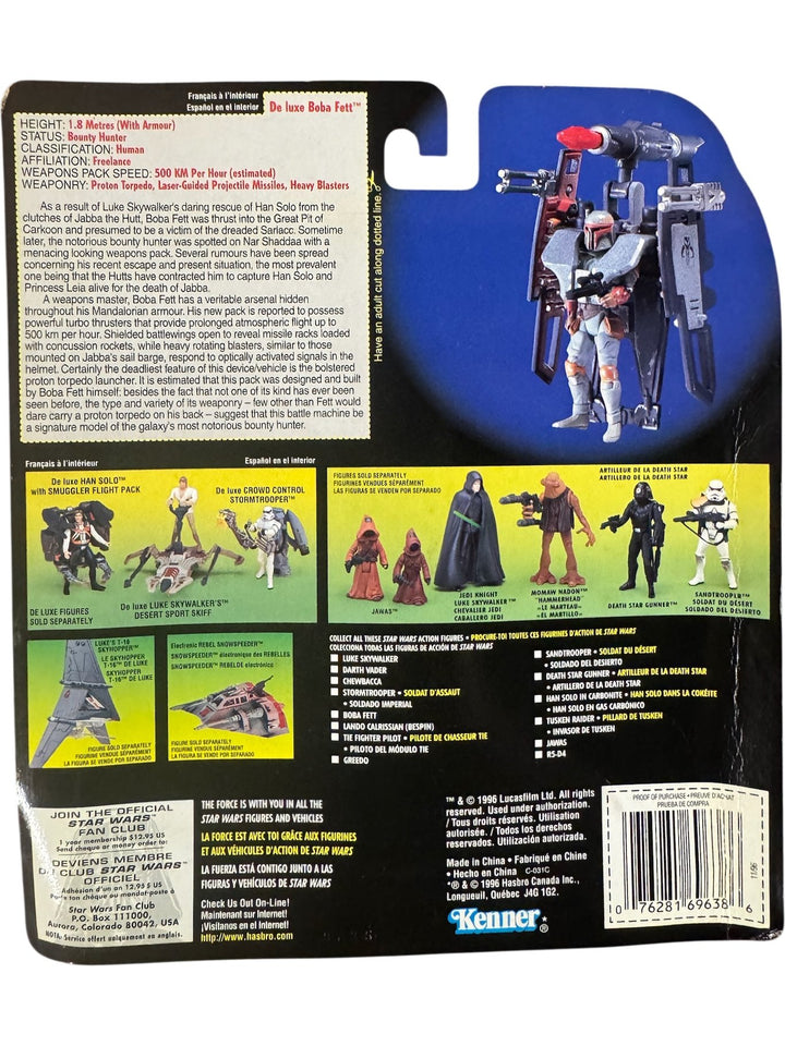Star Wars Deluxe Boba Fett Action Figure