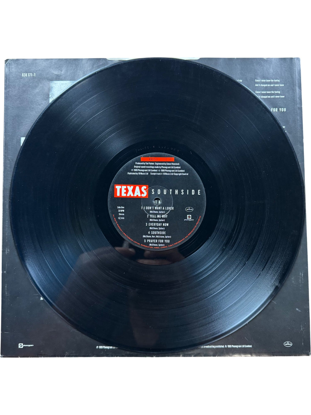 Texas Southside Vinyl Record - Very Good+