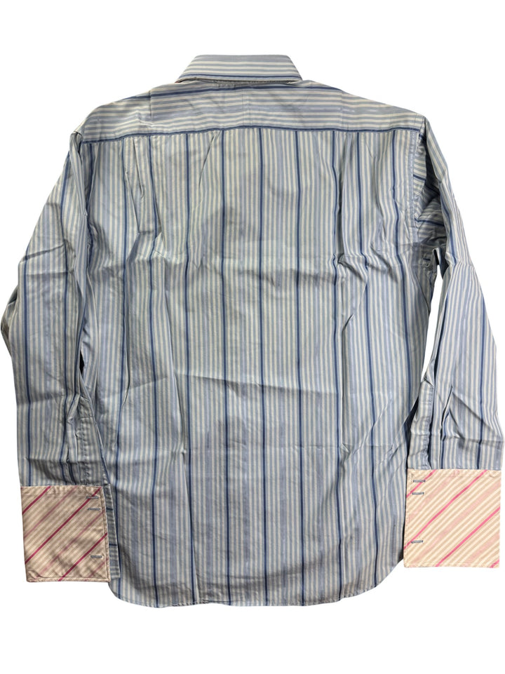 Ted Baker Endurance Striped Cotton Shirt - L