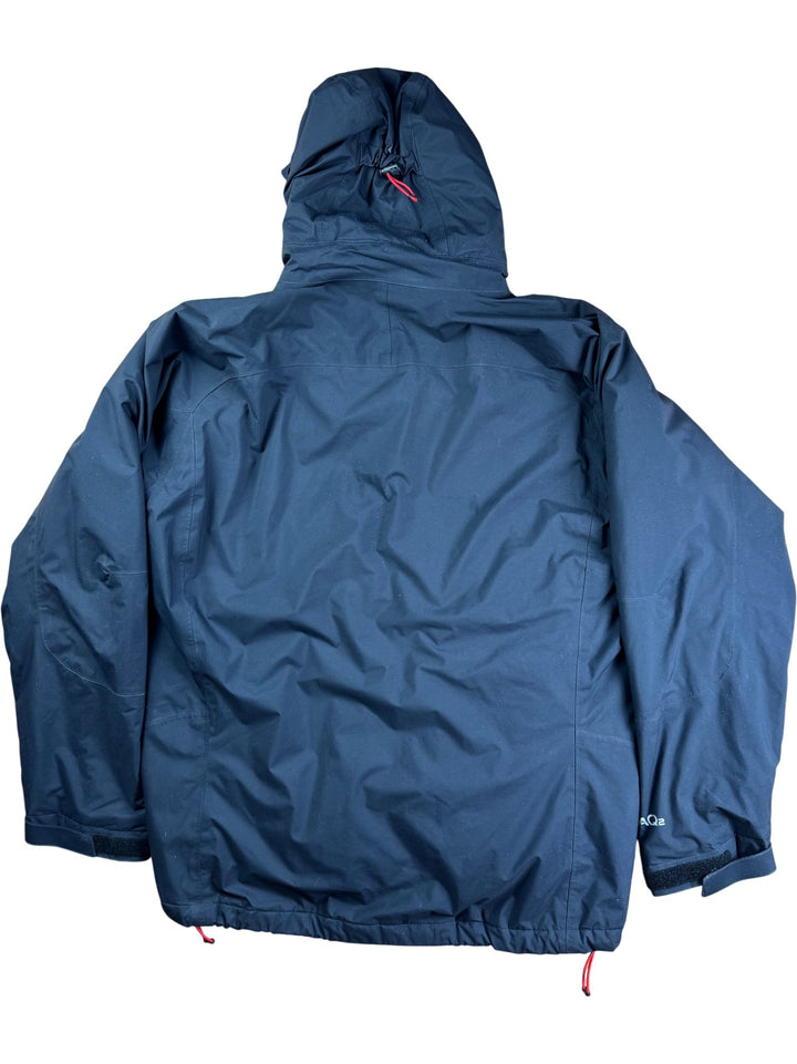 Berghaus Black Hooded Rain Coat - XL