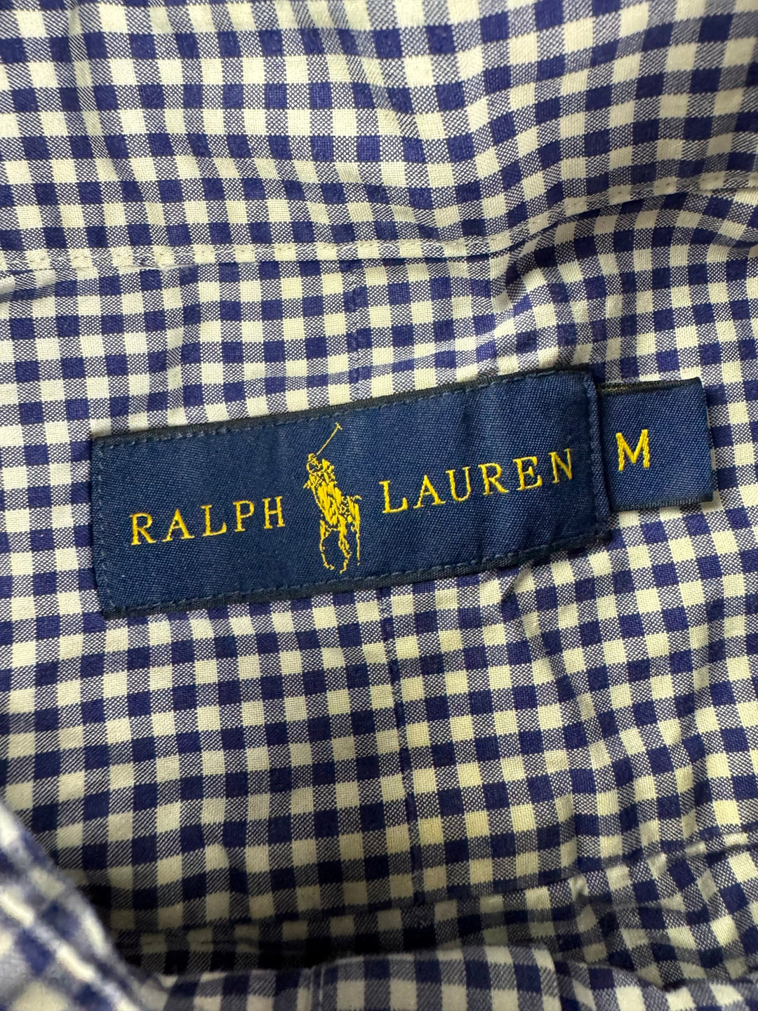 Ralph Lauren Checkered Long Sleeve Shirt - M