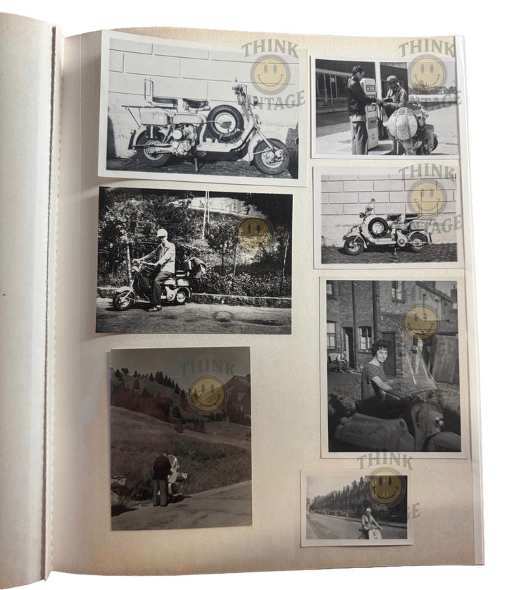 Collection of Vintage Scootering Photos & Cards