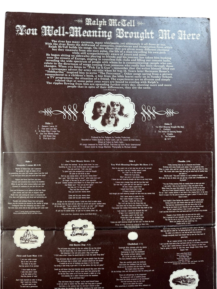 Ralph McTell You Well-Meaning Brought Me Here Vinyl - Good