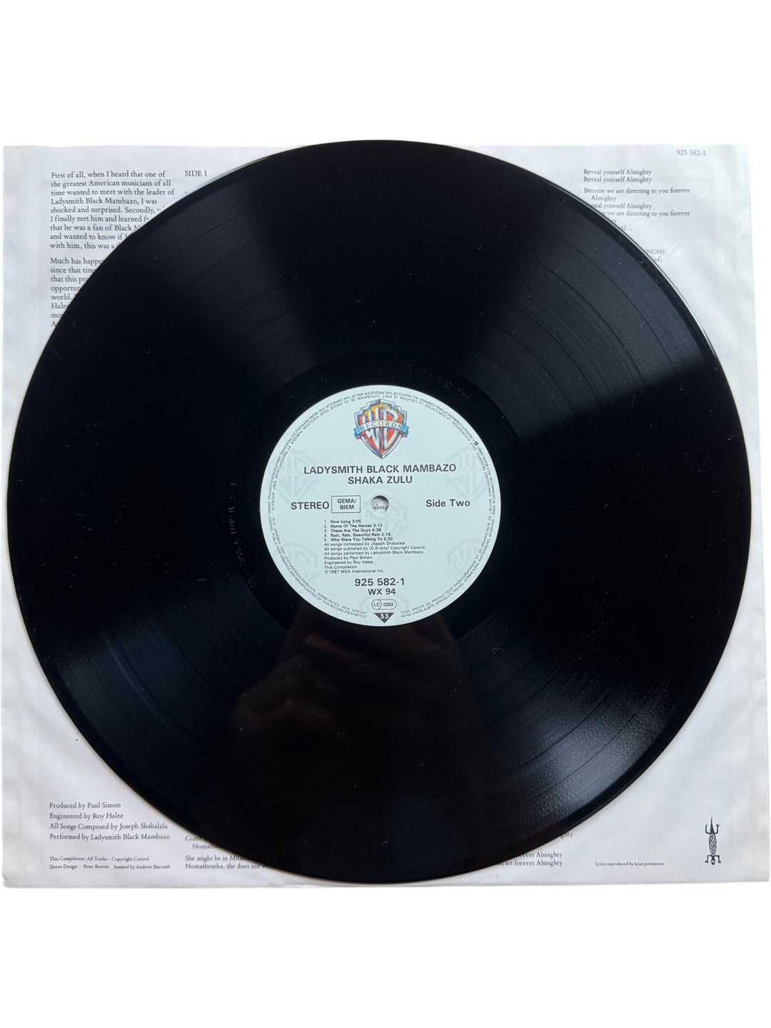 Ladysmith Black Mambazo Shaka Zulu Music - Very Good