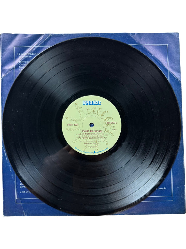 Uriah Heep Demons And Wizards Vinyl Record - Very Good