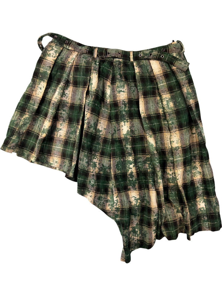 Ragged Priest Lore Pleated Tartan Skirt - S