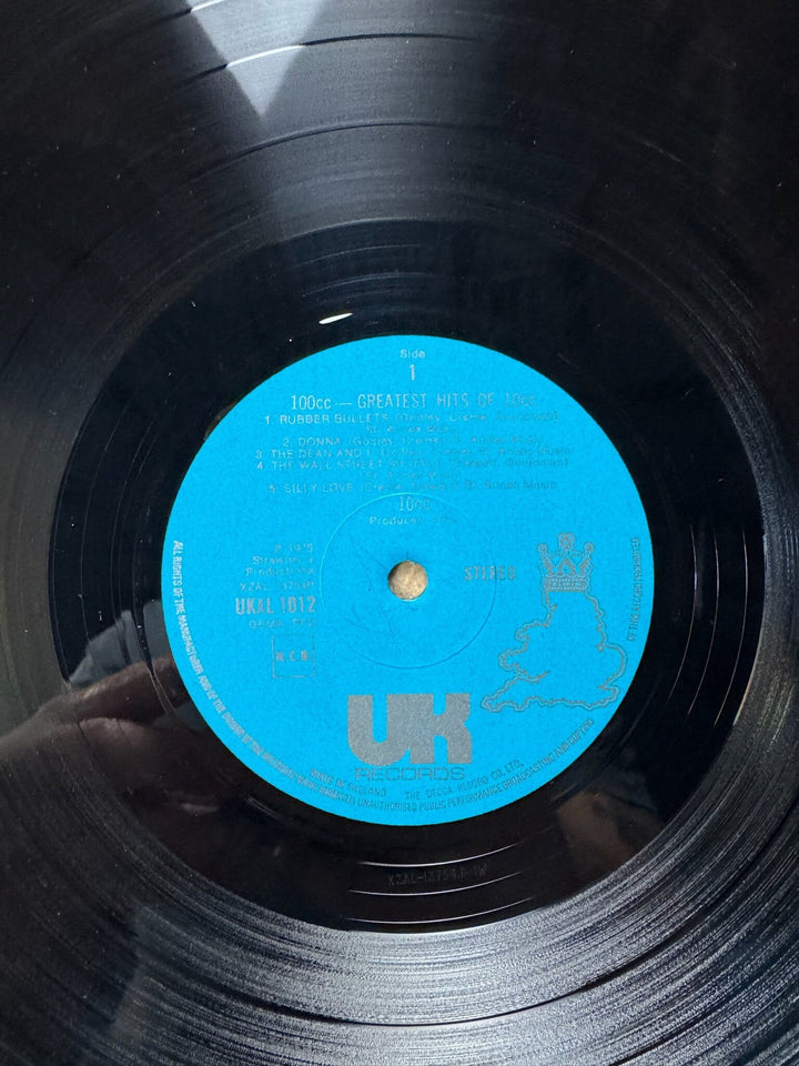 100cc Greatest Hits of 10cc Vinyl Record- Very Good