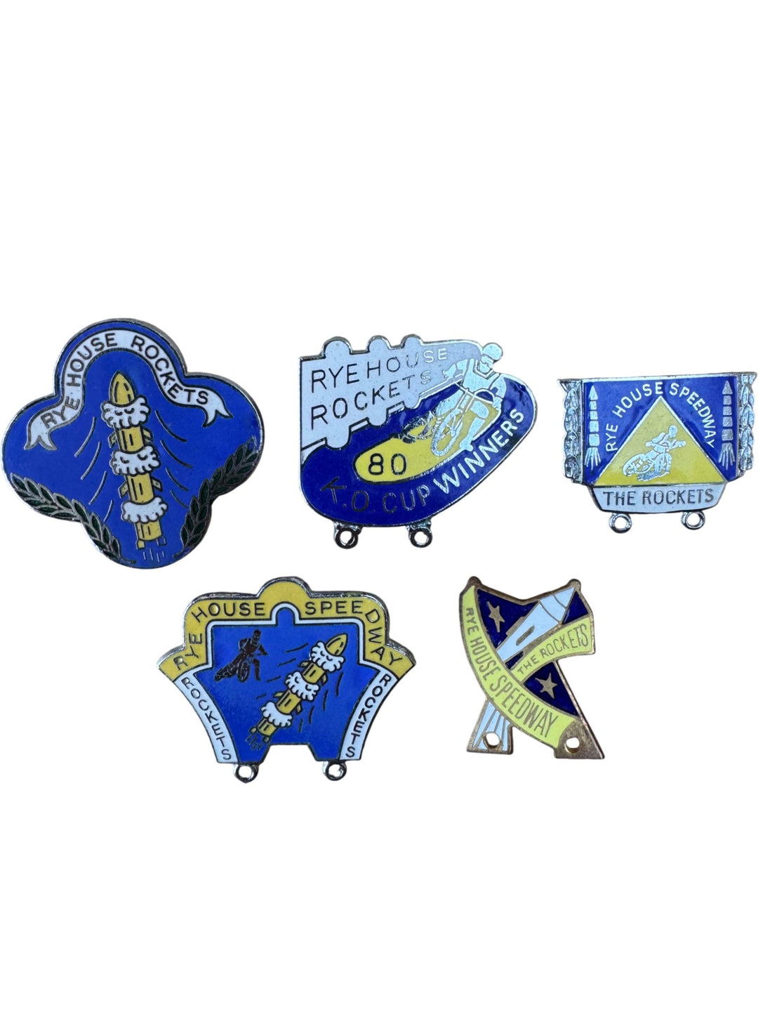 Rye House Rockets Speedway Pins
