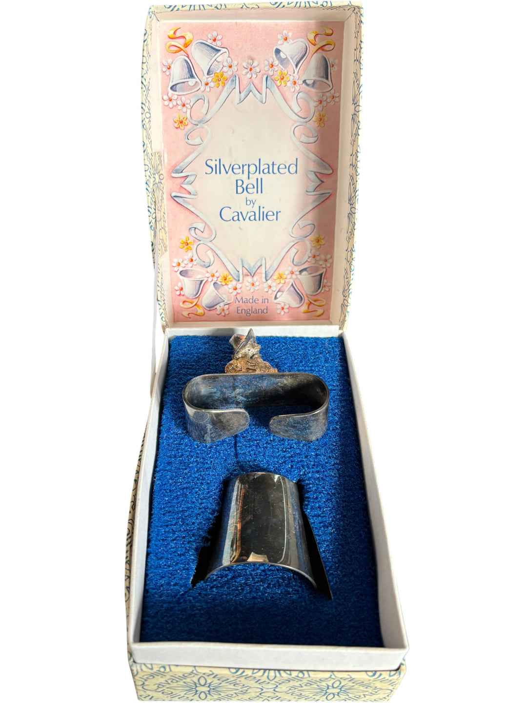 Cavalier Silverplated Paddington Bear Bell Set Figurine Boxed - Think Vintage