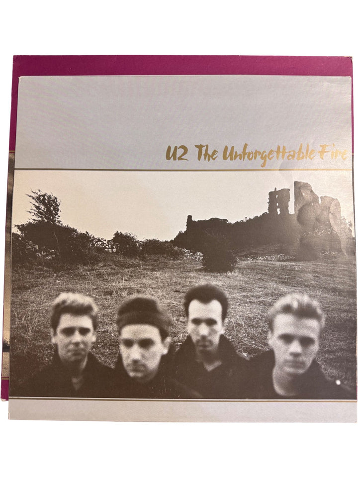 U2 The Unforgettable Fire Vinyl Record - Very Good