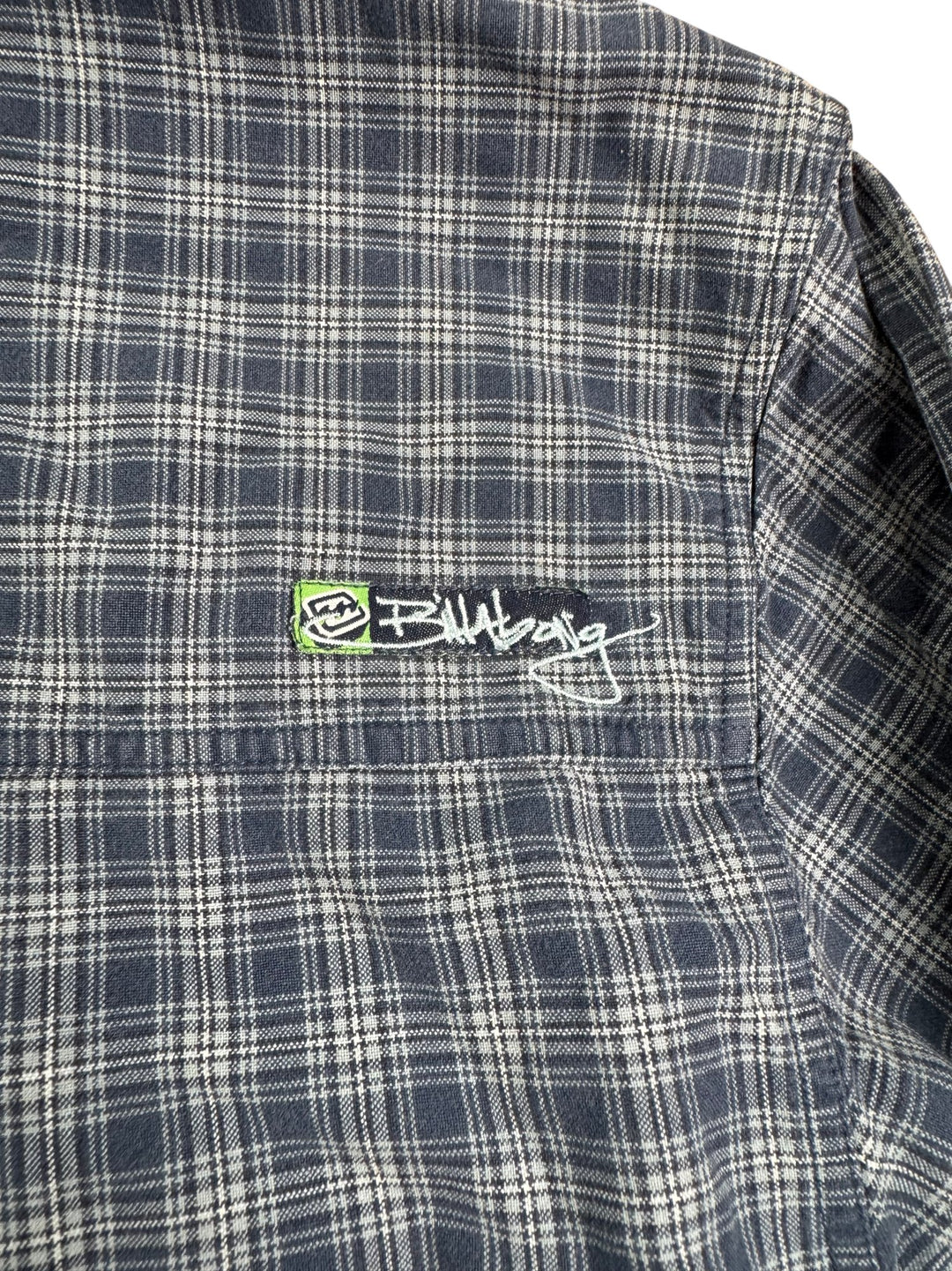Billabong Checkered Long Sleeve Shirt - M