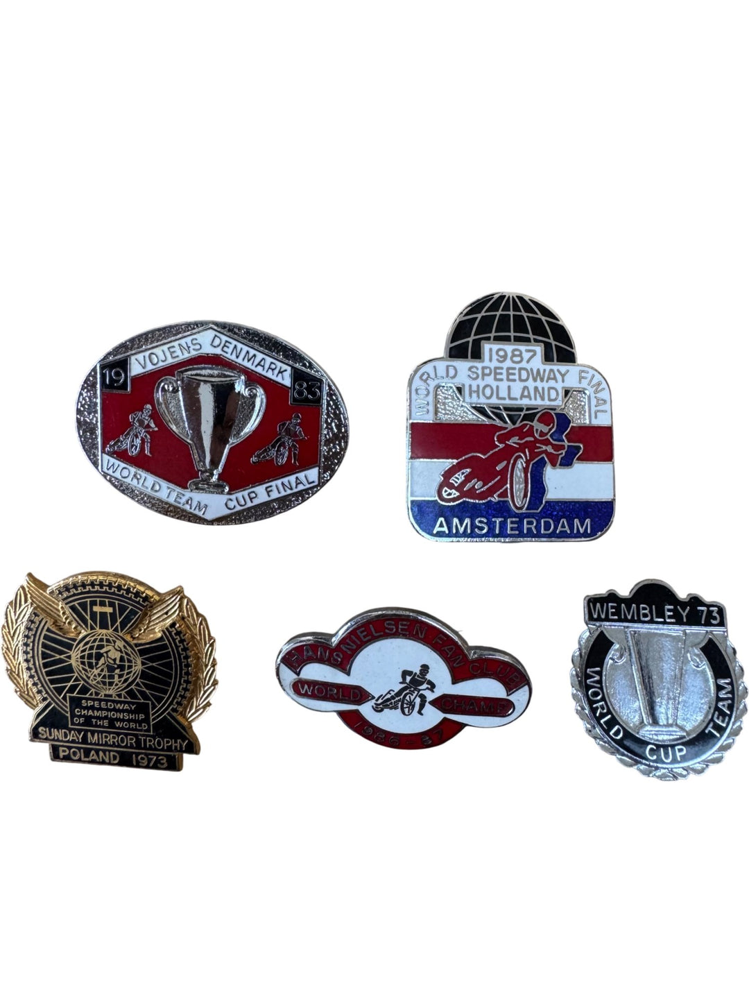 Speedway World Cup Badges Set
