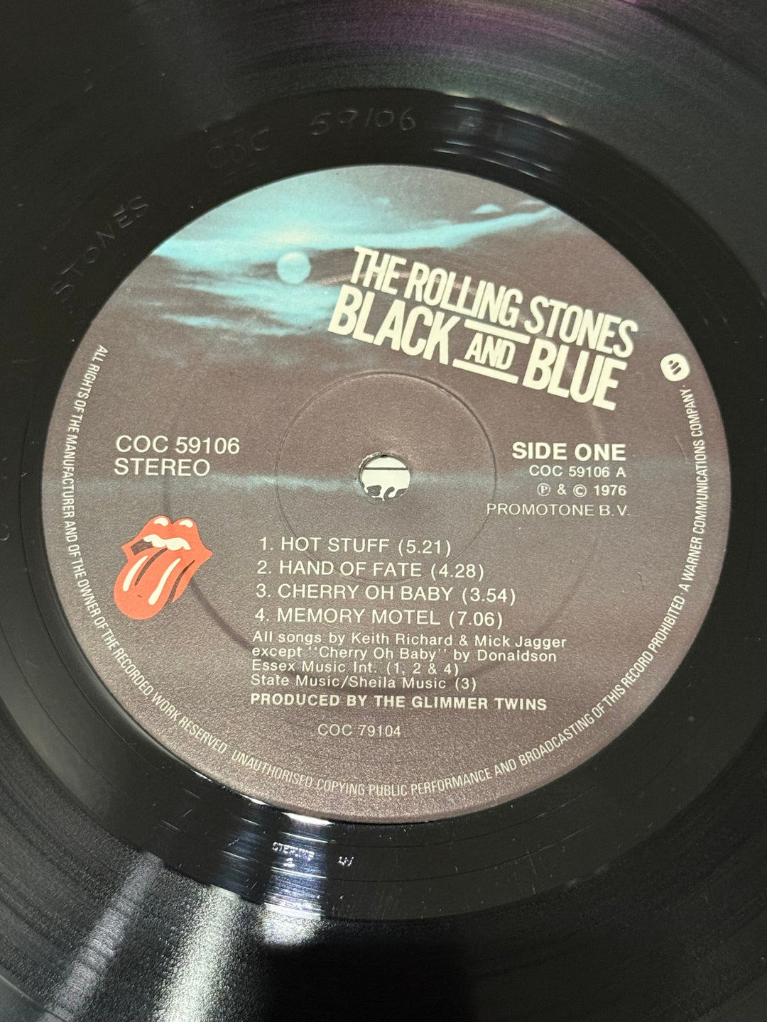 The Rolling Stones Black and Blue Vinyl