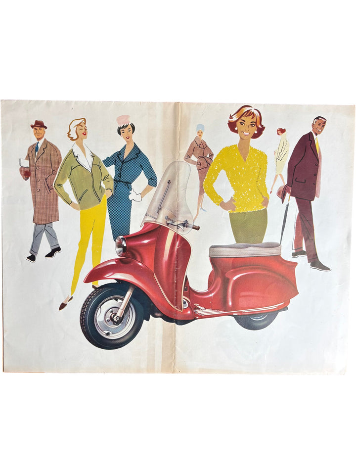 Velocette Viceroy Scooter Advertising Brochure Classic Vintage Style - Think Vintage