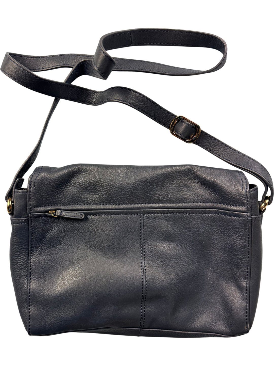 Black Leather Crossbody Bag