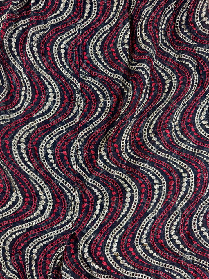 60s Patterned Maxi Dress - XS/S