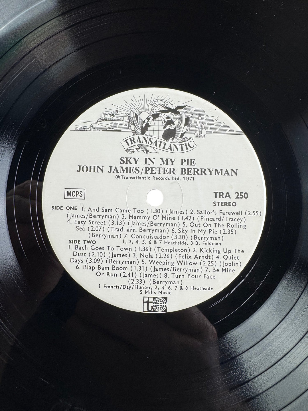 John James Pete Berryman Sky In My Pie Vinyl - Very Good