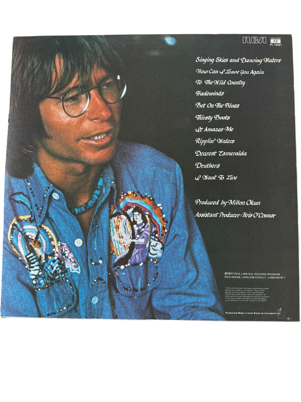 1977 John Denver I Want To Live Album - Think Vintage