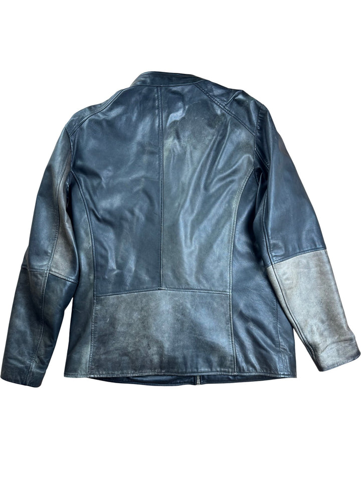 Leather Jacket Black Label Premium Style - L