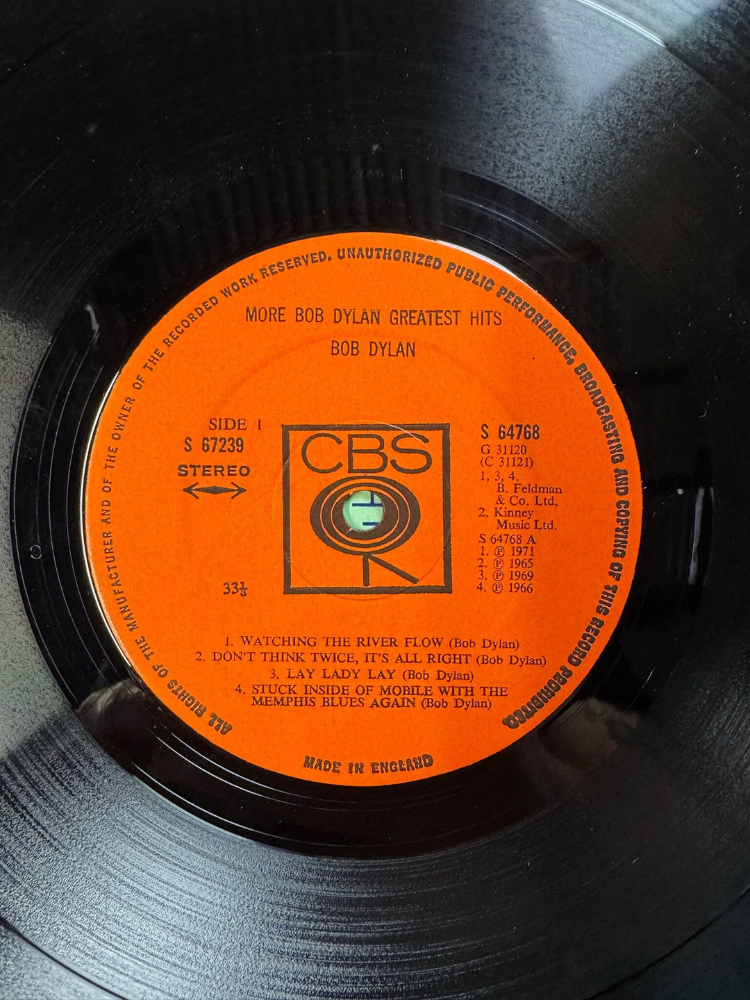 More Bob Dylan Greatest Hits Vinyl - Good