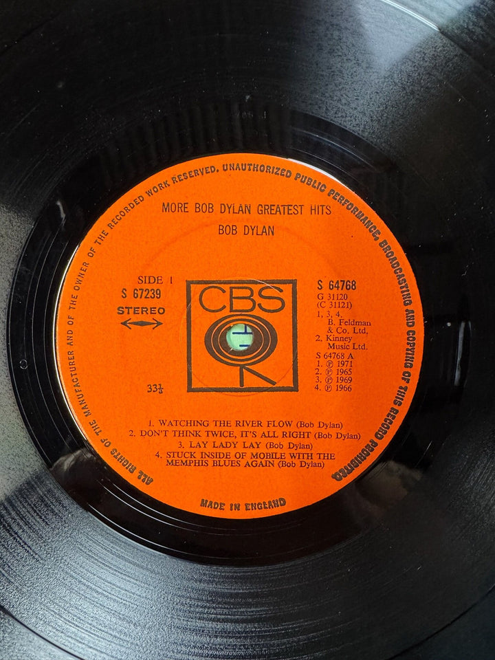 More Bob Dylan Greatest Hits Vinyl - Good