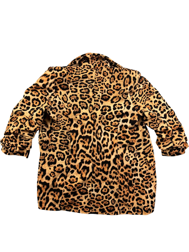 Leopard Print Long Sleeve Jacket - S