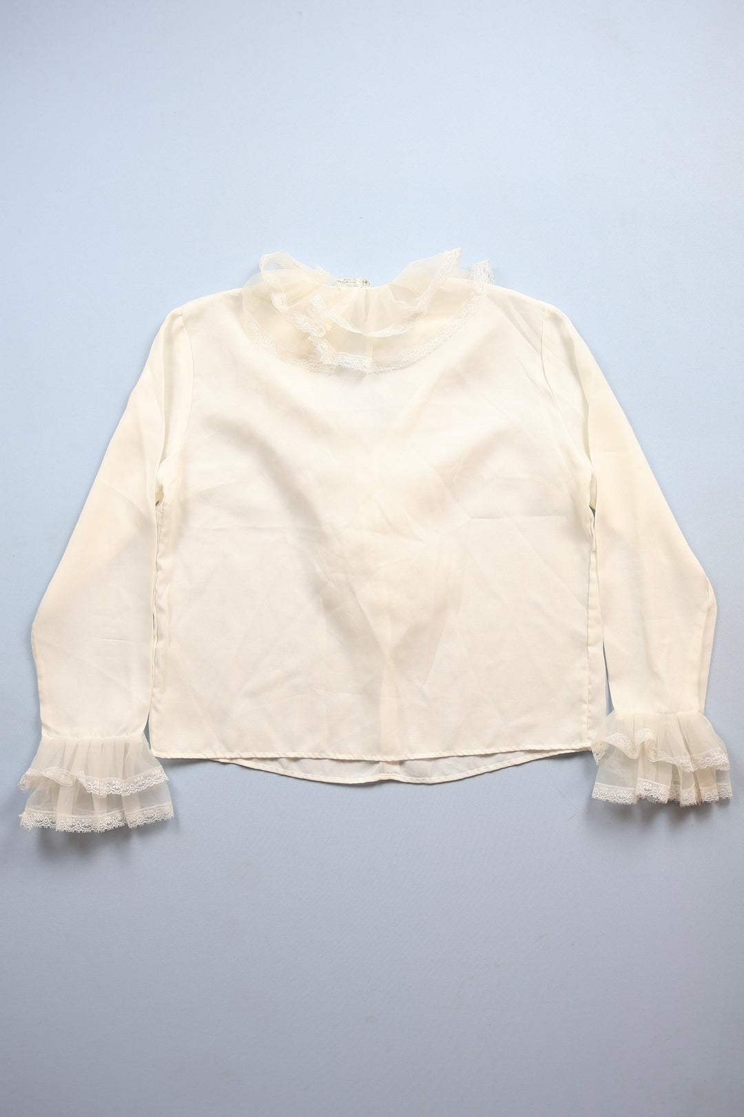 1970s Ruffle Blouse