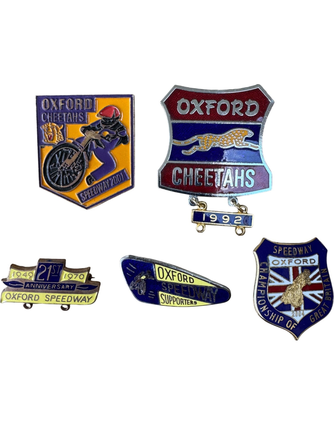 Oxford Speedway Collectible Pin Set