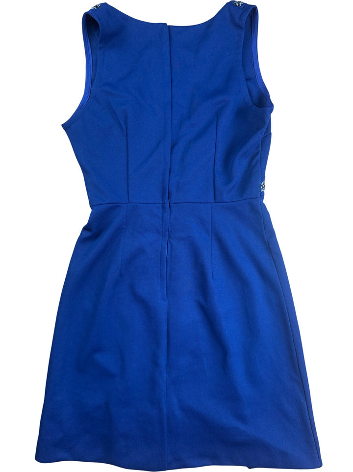 1960's Blue Embellished Sleeveless Mini Dress - XS/S