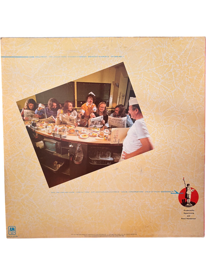 1979 Supertramp Breakfast in America Vinyl - Good