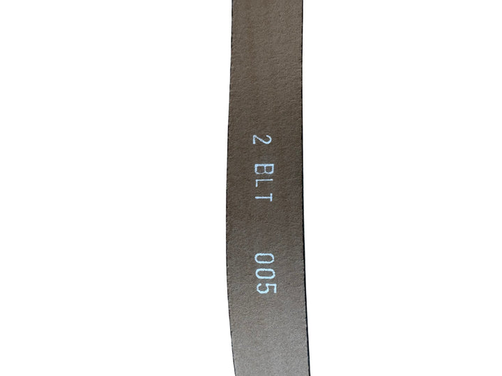 Italian Artigiano Black Leather Belt - W28-33