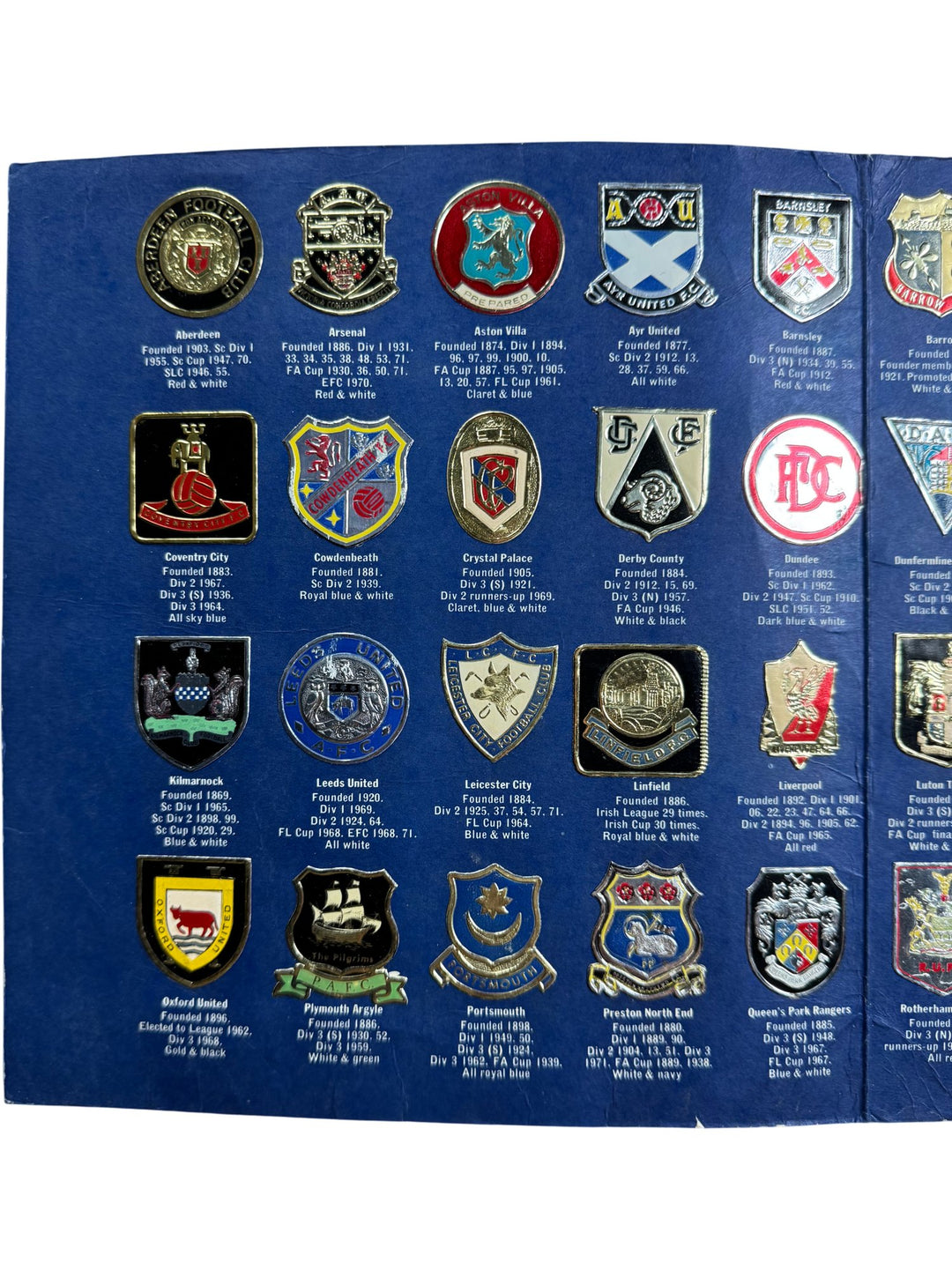 Esso Collection Of Football Club Badges