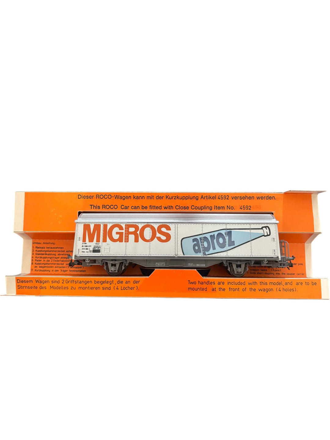 Roco HO Scale Migros Aproz Train Model