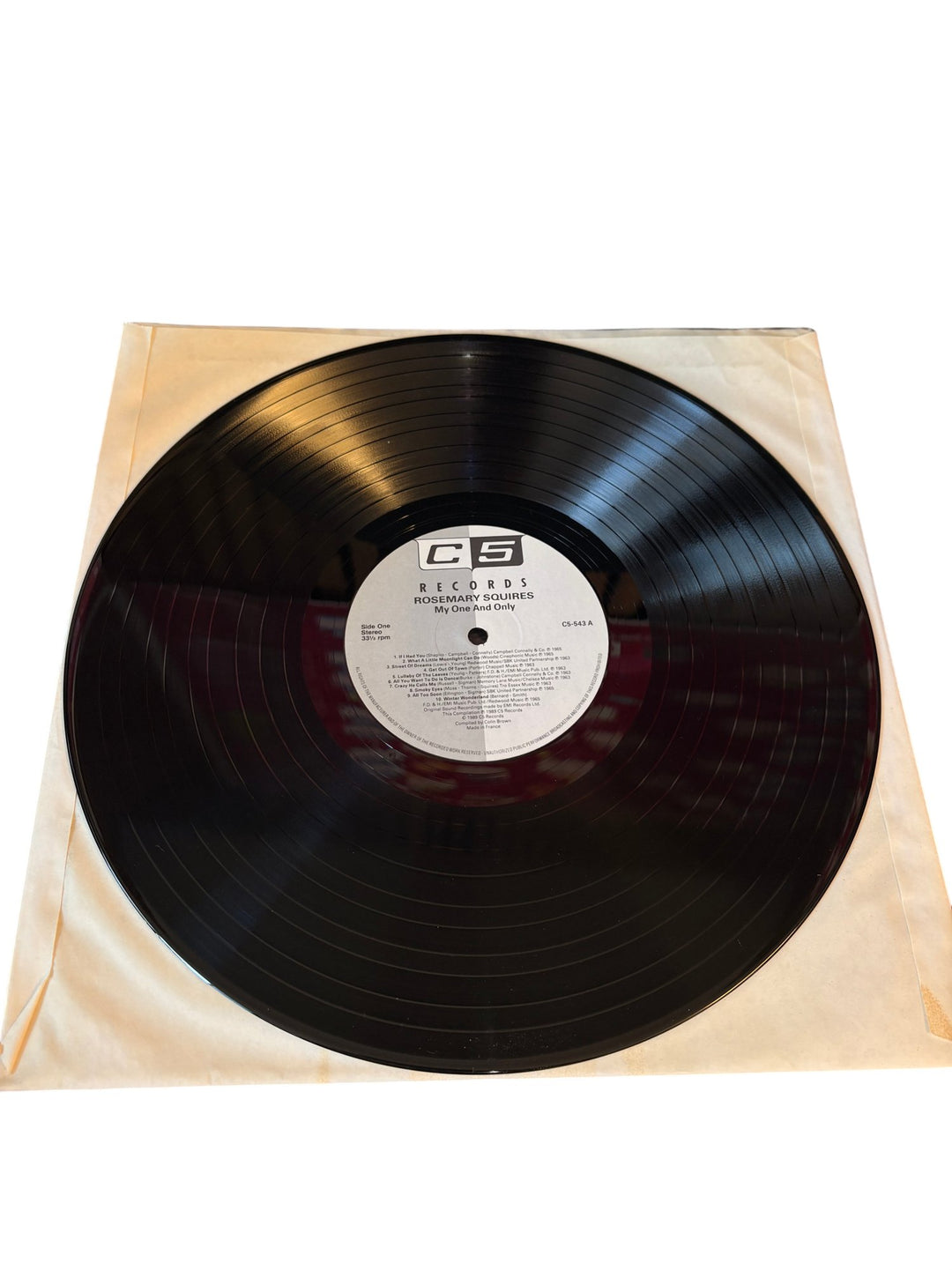 Rosemary Squires My One and Only Vinyl Record - Good