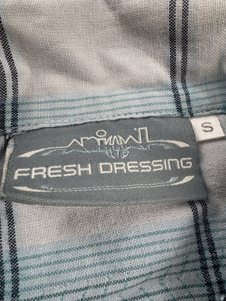 Fresh Dressing Plaid Short-Sleeve Shirt - M